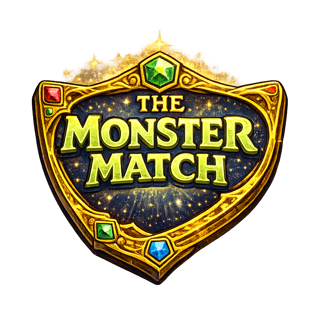 The Monster Match logo art