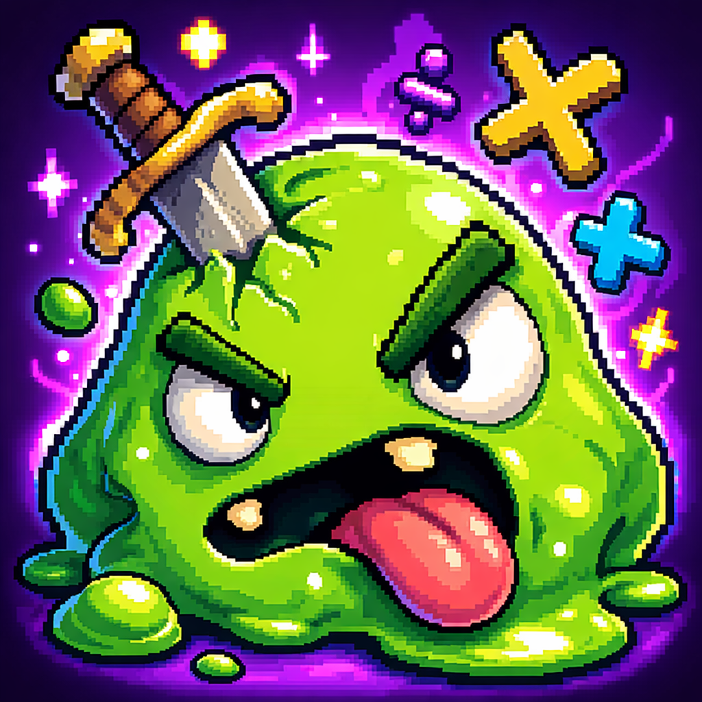 Mad slime card art